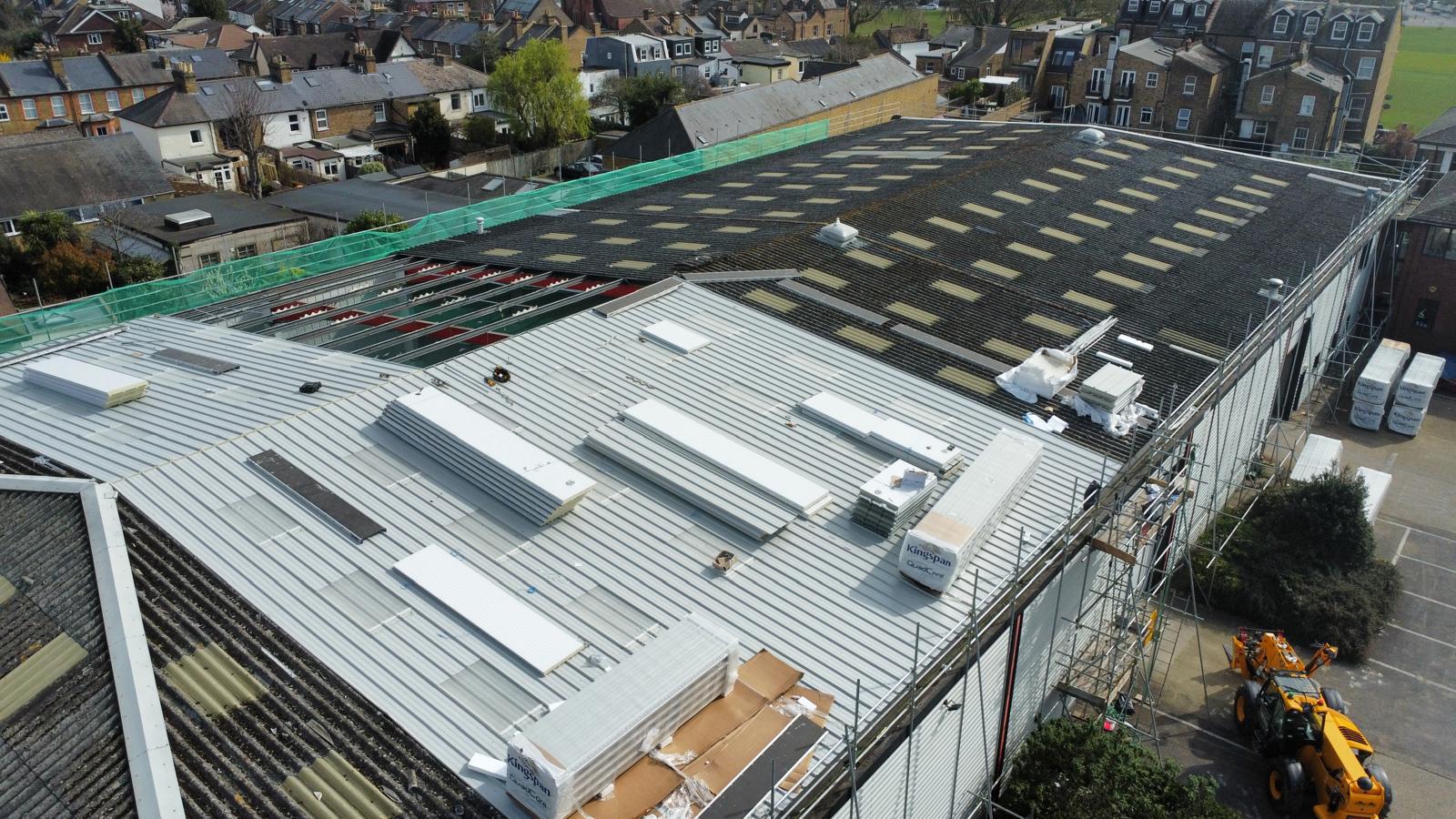 Industrial Roofing Contractors, industrial and commercial services by Anglia Decor